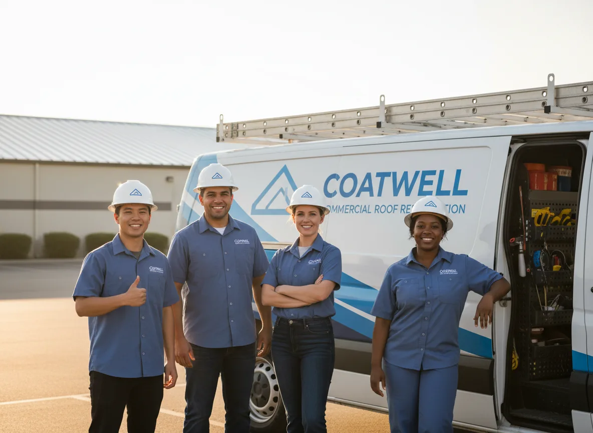 Commercial roof coating company in New Vienna, OH